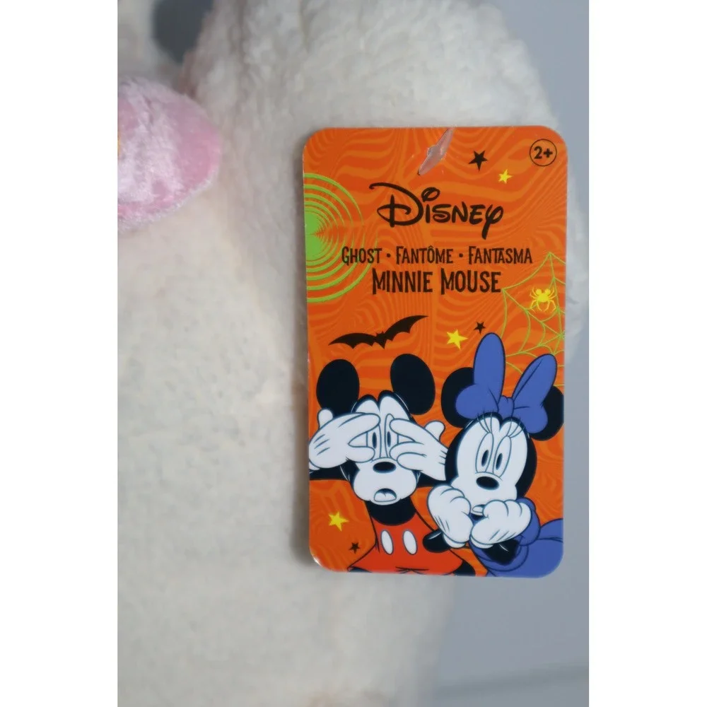 Disney Halloween 2026 Mickey and Minnie Ghost Plush Pillows Set NEW